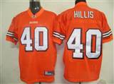 Reebok NFL Jerseys Cleveland Browns 40 Hillis Orange
