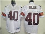 Reebok NFL Jerseys Cleveland Browns 40 Hillis White