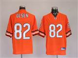 022 Reebok NFL Jerseys Chicago Bears 82 Greg Olsen Orange