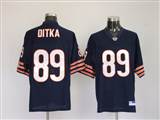 030 Reebok NFL Jerseys Chicago Bears 89 Ditka Navy