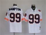 034 Reebok NFL Jerseys Chicago Bears 99 Hampton White