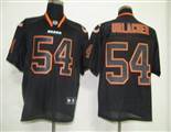 NFL Chicago Bears 54 Brian Urlacher Lights Out BLACK Jerseys