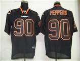 NFL Chicago Bears 90 Peppers Lights Out BLACK Jerseys
