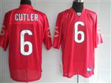 NFL Reebok Chicago Bears #6 Jay Cutler Replica red