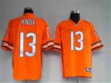 Reebok NFL Jerseys Chicago Bears 13 KNOX Orange