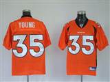 006 Reebok NFL Jerseys Denver Broncos 35 Young Orange