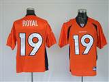 010 Reebok NFL Jerseys Denver Broncos 19 Eddie Royal Orange