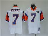 015 Reebok NFL Throwback Jerseys Denver Broncos 7 John Elway White