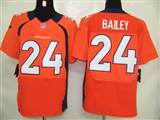 Nike Denver Broncos 24 Bailey Orange Authentic Elite Jerseys