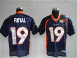 Reebok NFL Jerseys Denver Broncos 19 Eddie Royal Navy[50th]