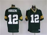 002 Reebok NFL Jerseys Green Bay Packers 12 Aaron Rodgers Black