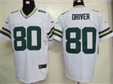 Nike Green Bay Packers 80 Driver White Authentic Elite Jersey
