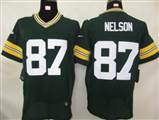 Nike Green Bay Packers 87 Nelson Authentic Elite Jersey