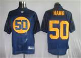 Reebok NFL Jerseys Green Bay Packers 50 A.J.Hawk Blue