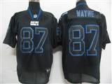 NFL Indianapolis Colts 87 Reggie Wayne Lights Out Black Jersey