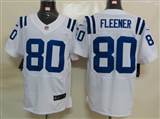 Nike Indianapolis Colts 80 Fleener White Elite Jersey