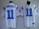 Reebok NFL Jerseys Indianapolis Colts 11# GONZALEZ white