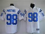 Reebok NFL Jerseys Indianapolis Colts 98# MATHIS white